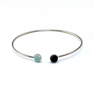 Bracelet jonc fred onyx amazonite 2 0 900