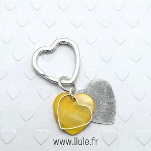 Porte cles te quiero jaune 9